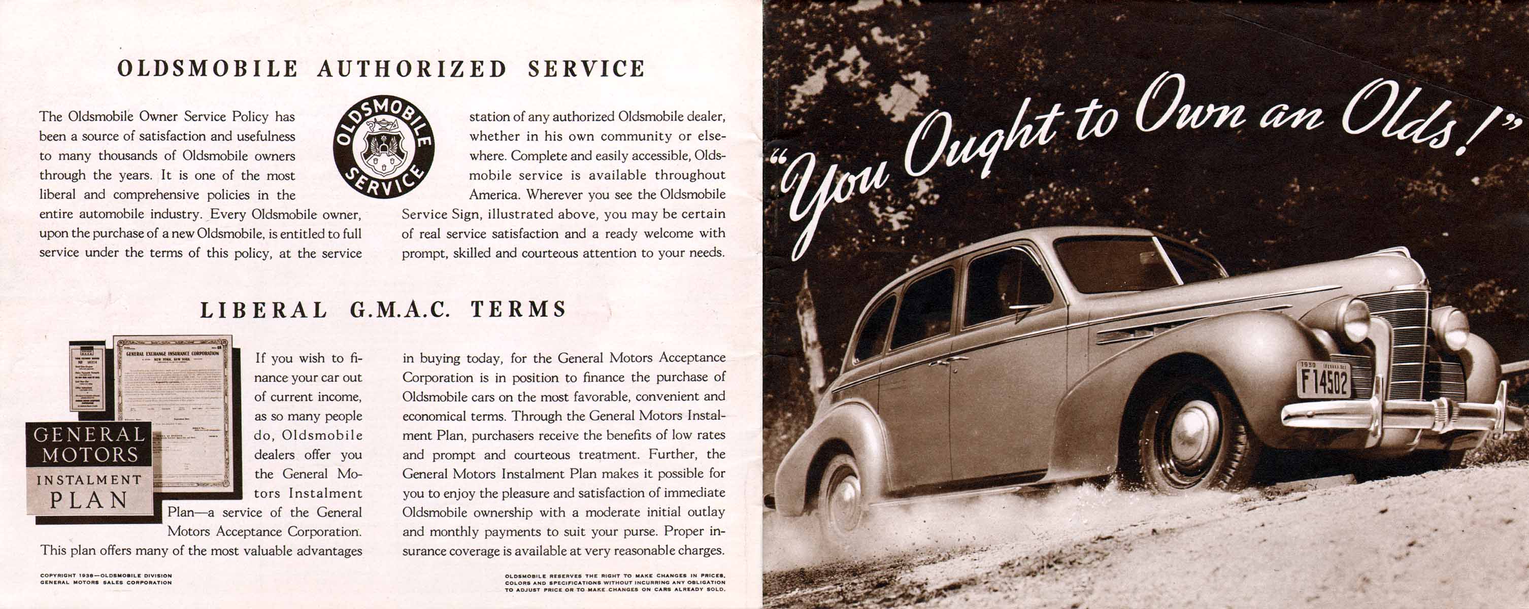 1939 Oldsmobile Motor Cars Brochure Page 3